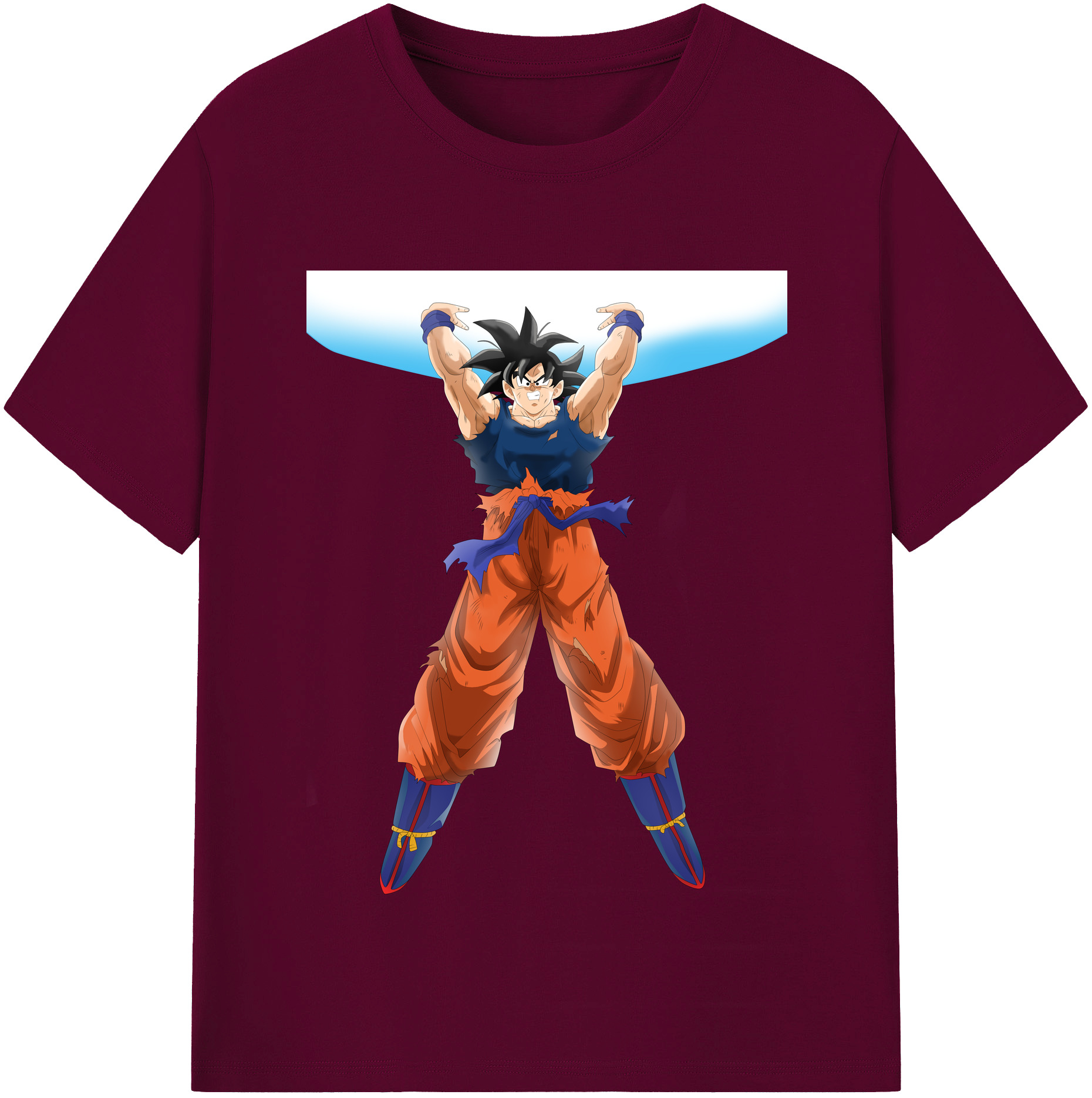 （画像用） ドラゴンボール 孫悟空（そん ごくう）Son Goku カカロット DRAGON BALL Kakarotto レディースカジュアルプリントTシャツ（綿100％）